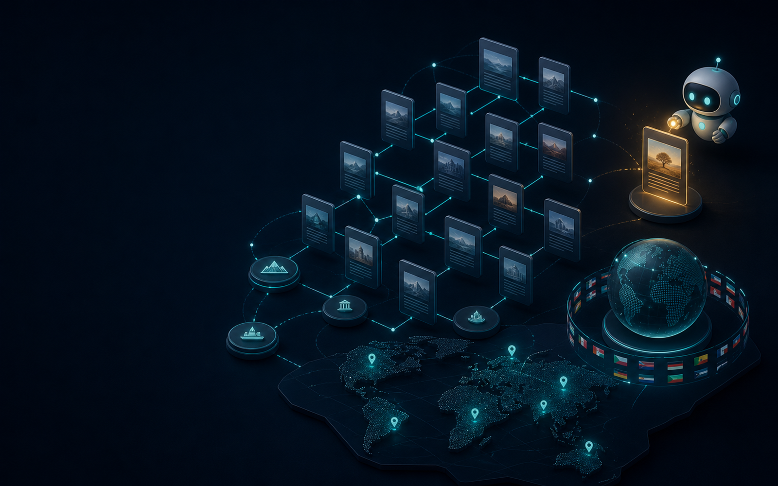 Agent SEO Core costruisce una rete di parole chiave semantica e una mappa di collegamento interna intorno a un sito WordPress