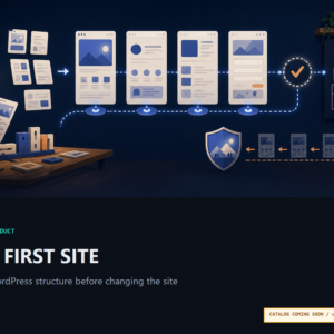 Agent First Site turns beginner answers into a reviewed WordPress structure with confirmation, snapshot and scoped rollback